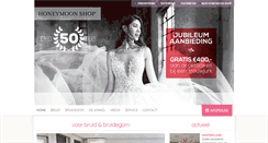 Desktop Screenshot of honeymoonshop.be